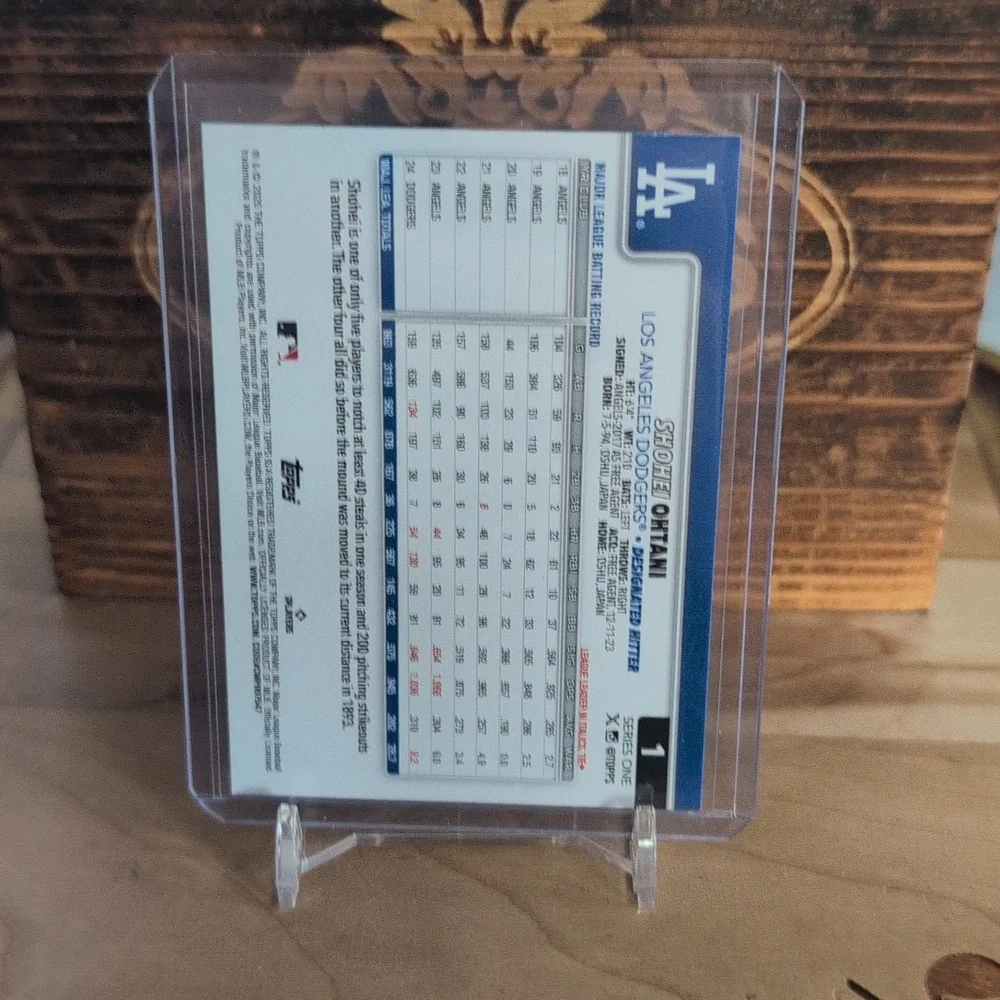 2025 Topps Shohei Ohtani Hitting Dodgers MVP - Picture 2 of 2